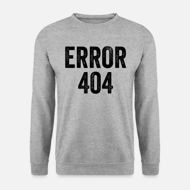 Error 404 - Unisex Sweatshirt - salt & pepper
