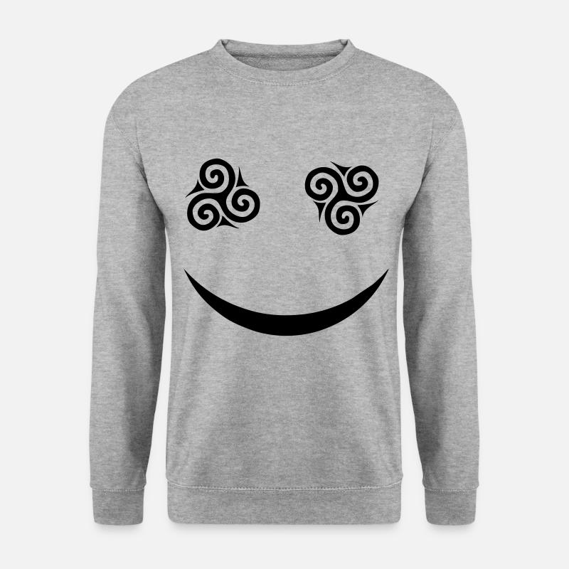 triskel smile triskel brittany eye - Unisex Sweatshirt - salt & pepper