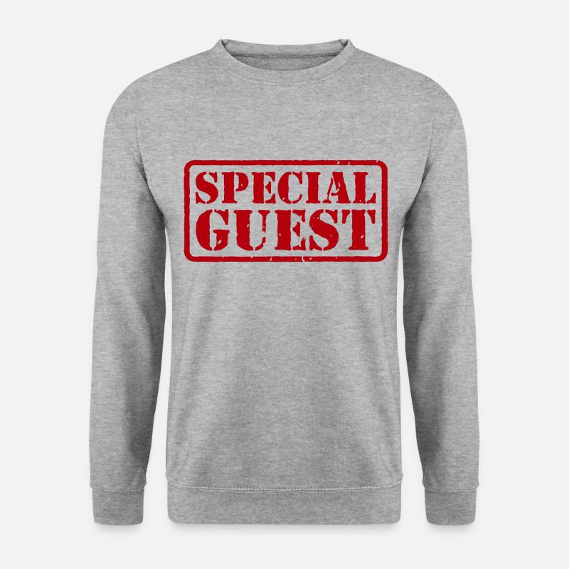 Special Guest - Unisex Pullover - Weißgrau meliert
