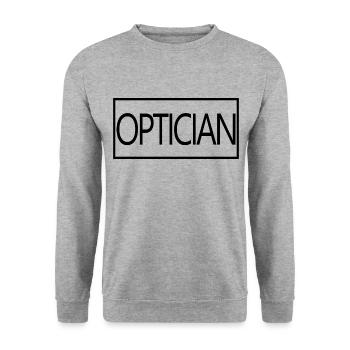 Opticien fier Étudiant Opticien diplômé - Sweat-shirt Unisexe - gris chiné - Devant - Alina (178cm) & Michal (187cm)