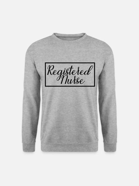 Registered Nurse Proud Graduate Nursing Student - Unisex Pullover - Weißgrau meliert