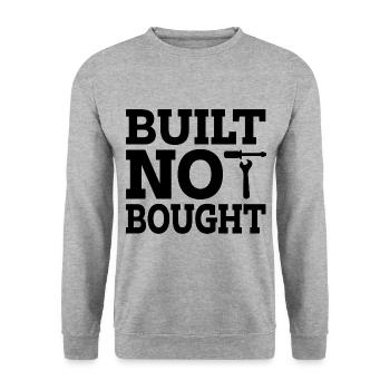 Built Not Bought Car Mechanic Automobile Repair Ca - Unisex Pullover - Weißgrau meliert - Vorne - Alina (178cm) & Michal (187cm)
