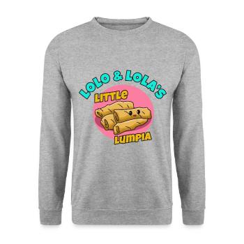 Philippines Rouleau de printemps philippin Grand-mère I Cadeau - Sweat-shirt Unisexe - gris chiné - Devant - Alina (178cm) & Michal (187cm)