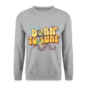 Kitesurf Kitesurfer Kiteboard - Sweat-shirt Unisexe - gris chiné - Devant - Alina (178cm) & Michal (187cm)