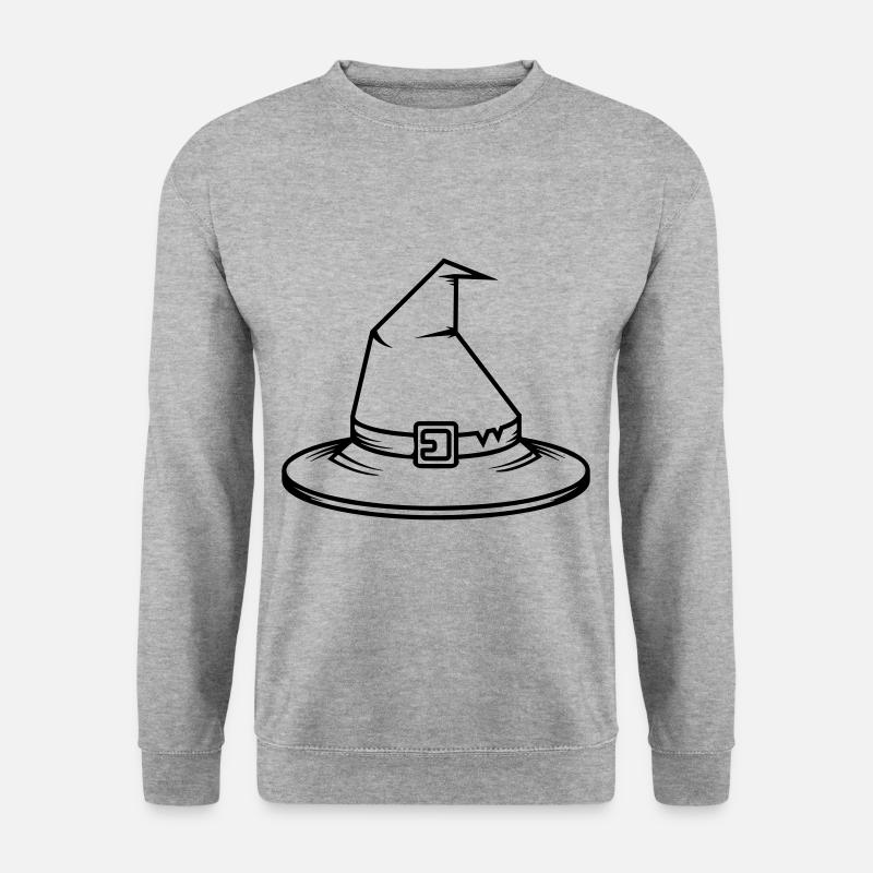 Magic hat witch - Unisex Sweatshirt - salt & pepper