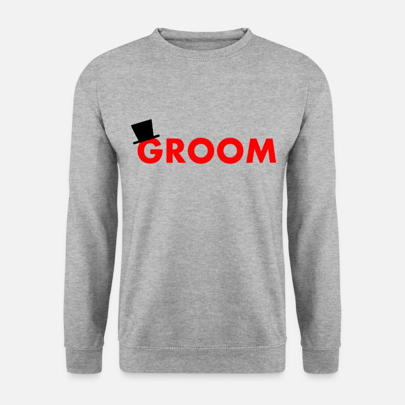 Groom - Unisex Pullover - Weißgrau meliert