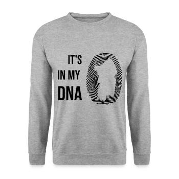 Sardinia Holiday Sardegna Italy Gift Idea - Unisex Sweatshirt - salt & pepper - Front - Alina (178cm) & Michal (187cm)
