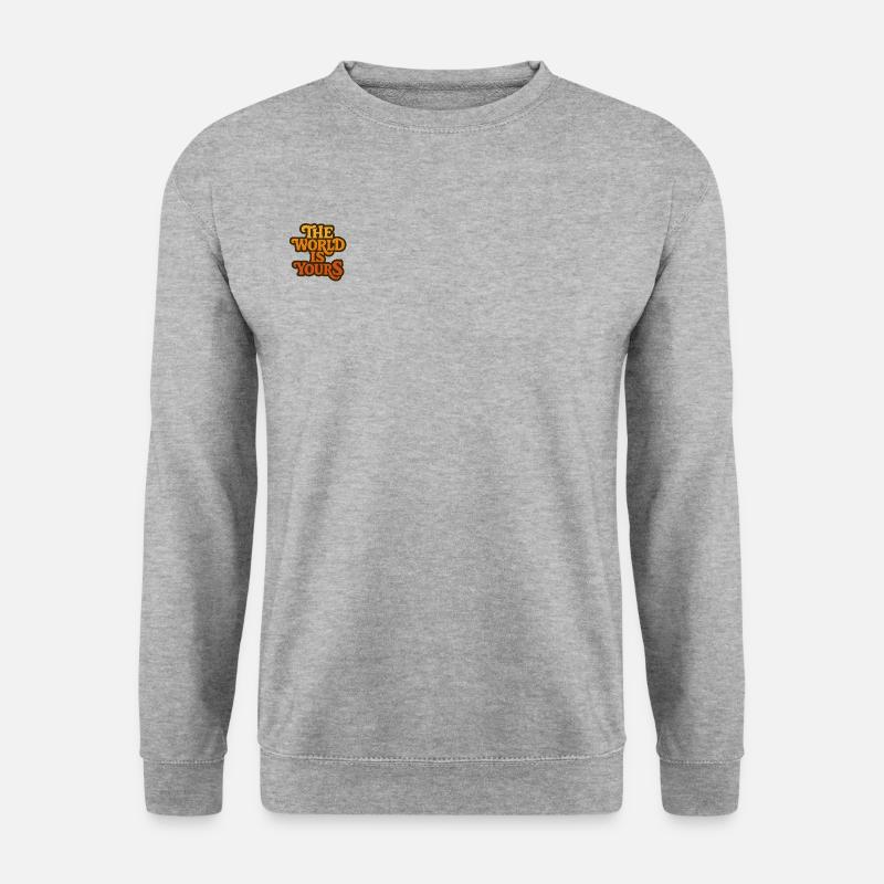 Trop réfléchir, c’est mon cardio - Sweat-shirt Unisexe - gris chiné