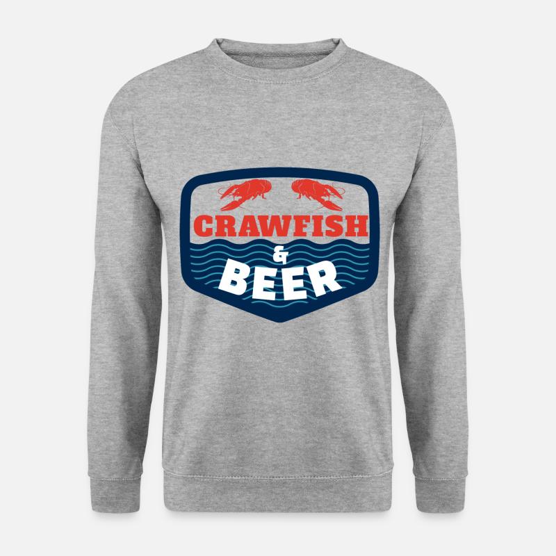 Crawfish & Beer – Maritime Delight - Unisex Sweatshirt - salt & pepper
