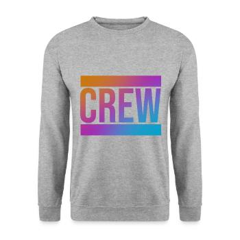 Équipage - Sweat-shirt Unisexe - gris chiné - Devant - Alina (178cm) & Michal (187cm)