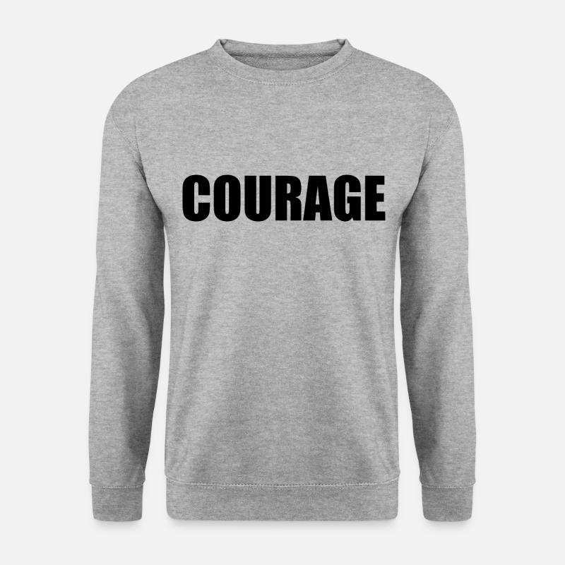 Courage - Unisex Sweatshirt - salt & pepper