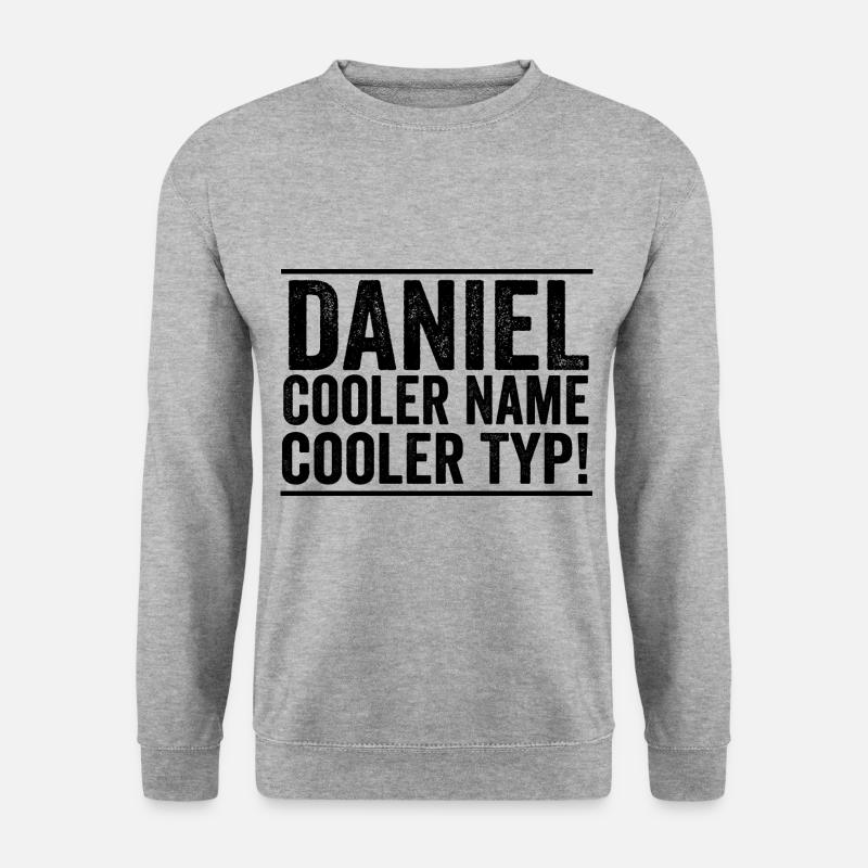 First name Daniel - Unisex Sweatshirt - salt & pepper