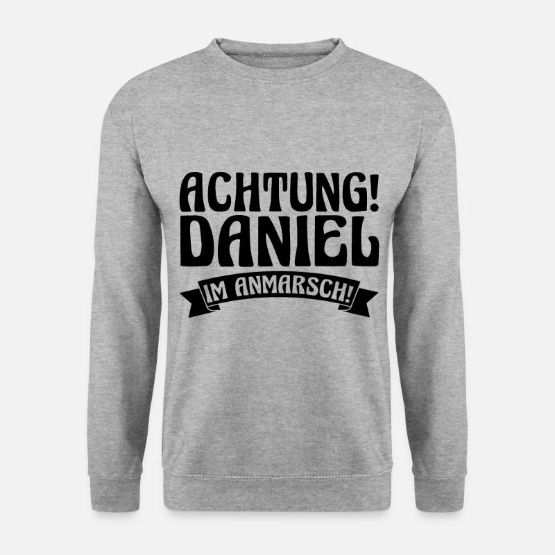 First name Daniel - Unisex Sweatshirt - salt & pepper