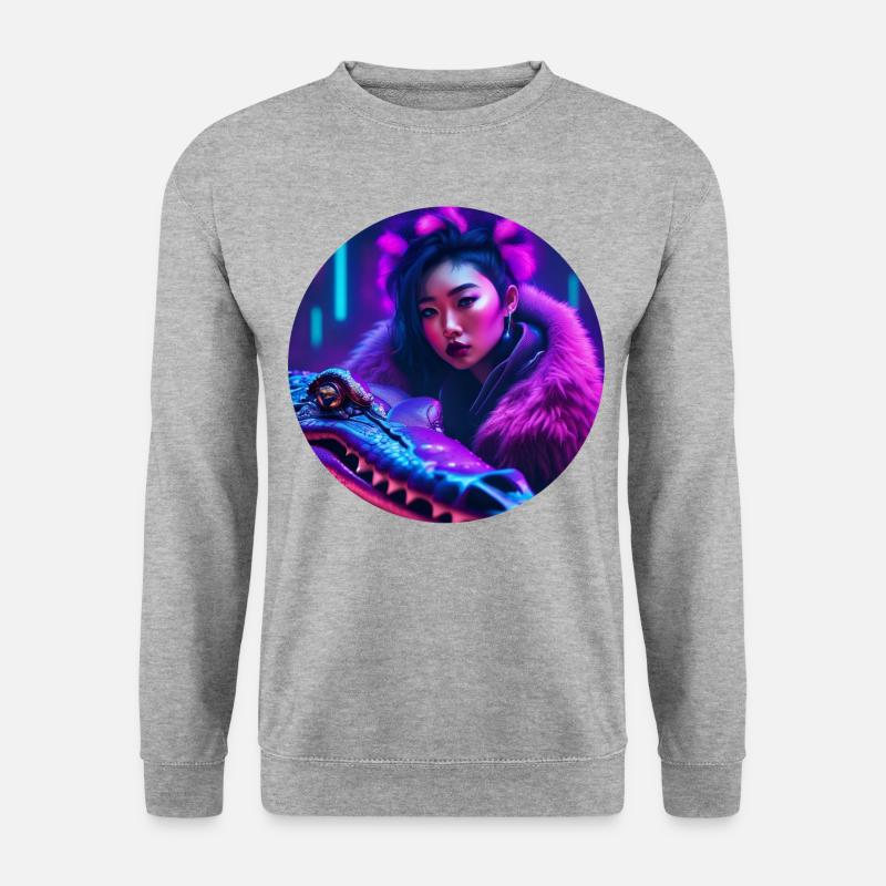 Gator Rave - Unisex Sweatshirt - salt & pepper