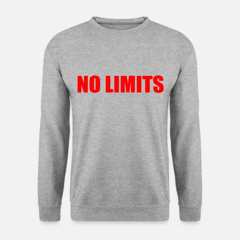No limits - Unisex Sweatshirt - salt & pepper