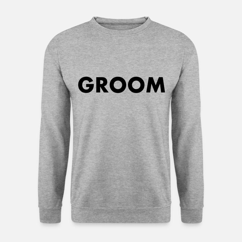 Groom - Unisex Pullover - Weißgrau meliert