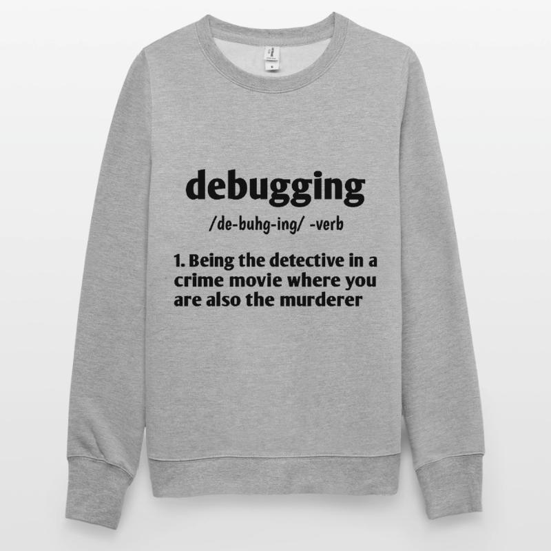 Debugging Noun Definition Coder Programmer Compute Unisex Pullover