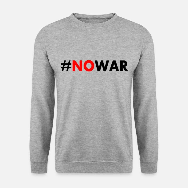 No war - Unisex Sweatshirt - salt & pepper