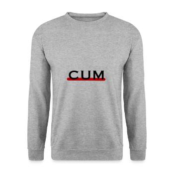 sperme sperme sperme sperme sperme Sexe BDSM - Sweat-shirt Unisexe - gris chiné - Devant - Alina (178cm) & Michal (187cm)