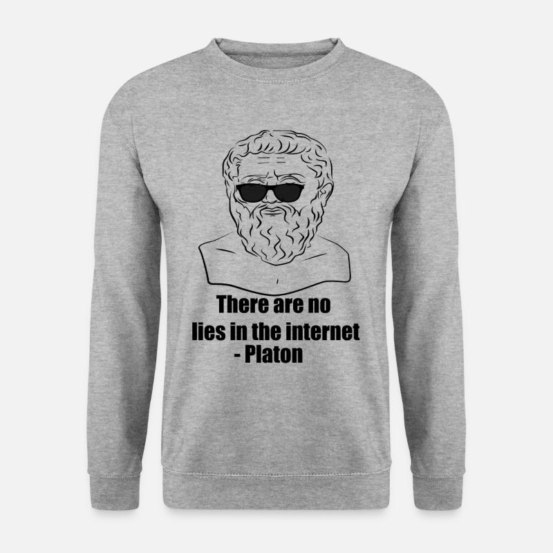 Plato - Unisex Sweatshirt - salt & pepper