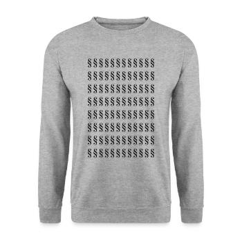 Loi sur les paragraphes - Sweat-shirt Unisexe - gris chiné - Devant - Alina (178cm) & Michal (187cm)
