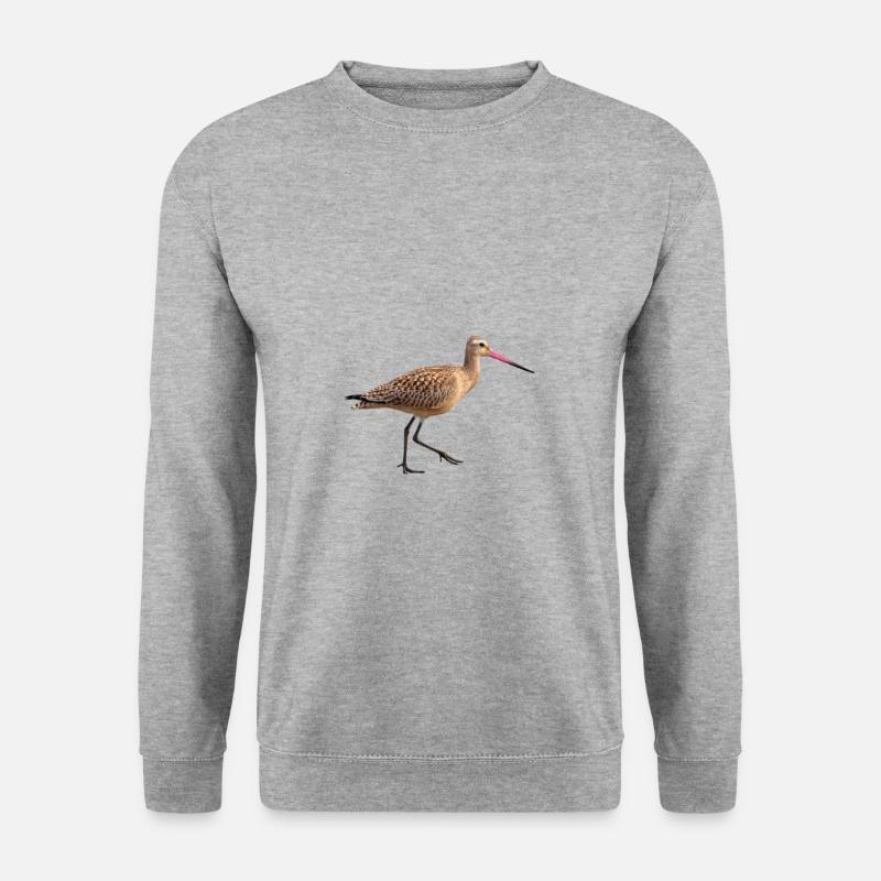 Vogel Tropenvogel Ente Gans Ornithologe - Unisex Pullover - Weißgrau meliert