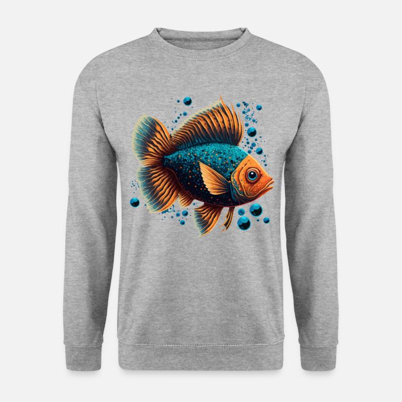 Deep-Sea Fish - Unisex Sweatshirt - salt & pepper
