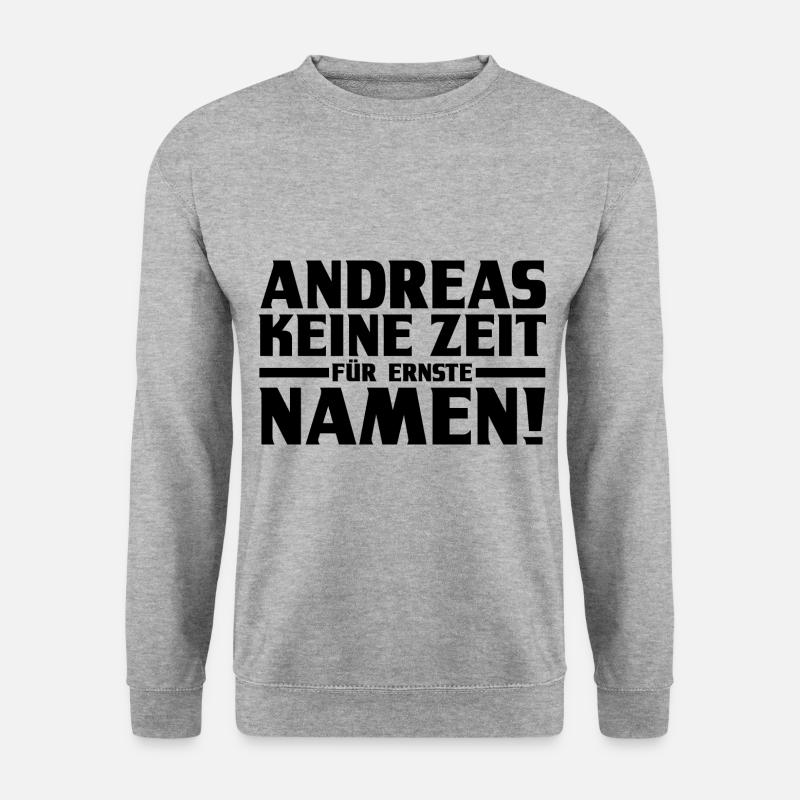 First name Andreas - Unisex Sweatshirt - salt & pepper