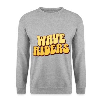 Kitesurf Kitesurfer Kiteboard - Sweat-shirt Unisexe - gris chiné - Devant - Alina (178cm) & Michal (187cm)