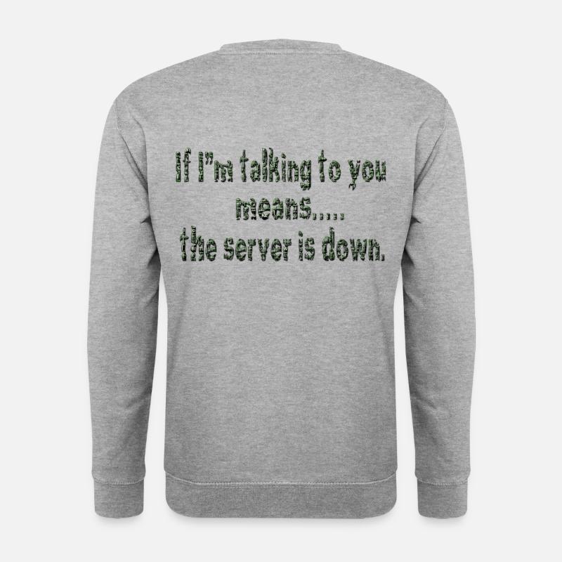 Hacking hacker hacker computer cybersecurity - Unisex Sweatshirt - salt & pepper