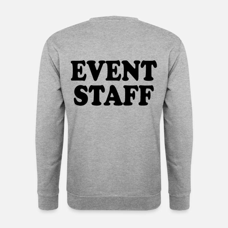 Event staff - Unisex Pullover - Weißgrau meliert