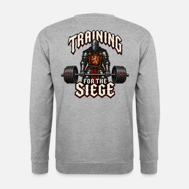 Knight Siege Training - Unisex Sweatshirt - salt & pepper