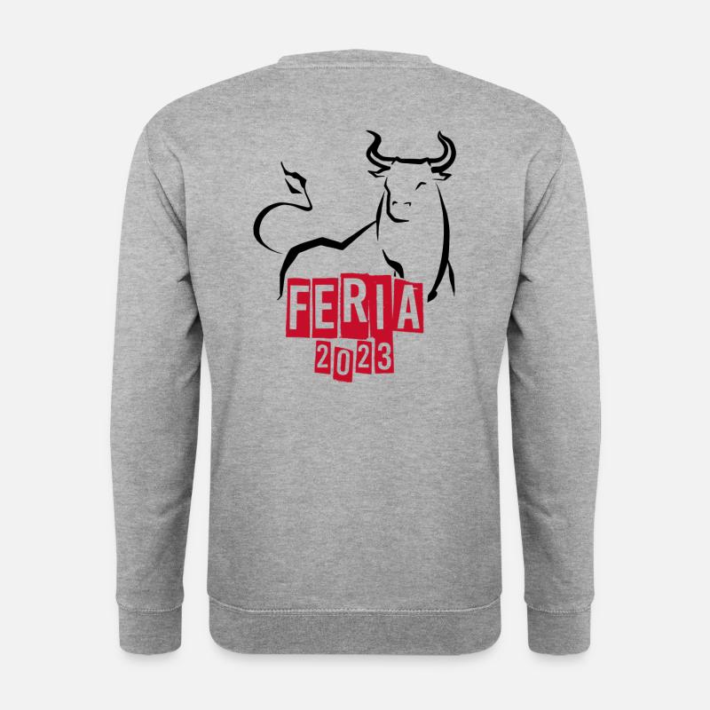 Feria 2023 - Unisex Pullover - Weißgrau meliert