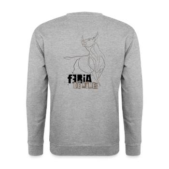 Féria de Nîmes - Arena of Nîmes - Unisex Sweatshirt - salt & pepper - Back - Michal (187cm)