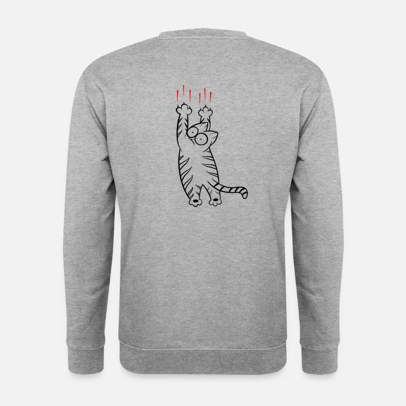 Cat that makes stupid things! - Unisex Sweatshirt - salt & pepper