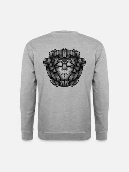 Walkürenkunst - Unisex Pullover - Weißgrau meliert