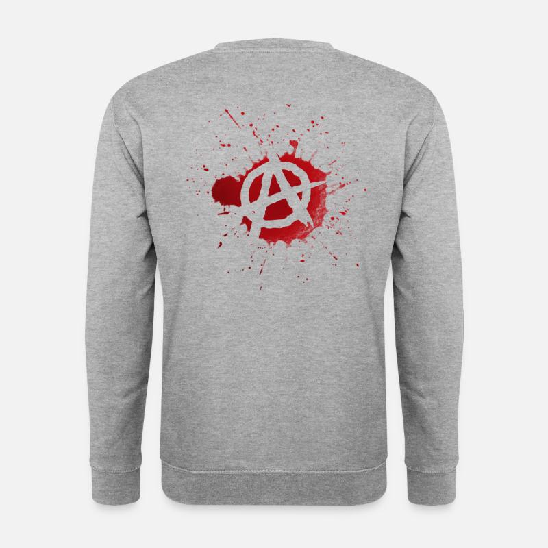 Anarchy bloodied logo - Unisex Sweatshirt - salt & pepper