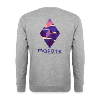 Mafate Reunion Island Circus - Unisex Pullover - Weißgrau meliert - Hinten - Michal (187cm)