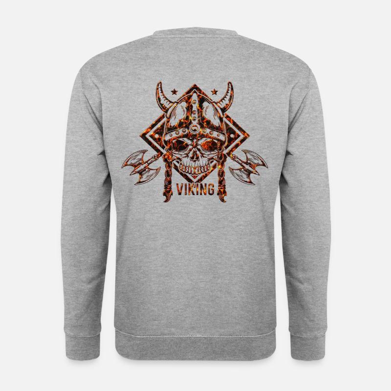 Viking Skandinavisch - Unisex Pullover - Weißgrau meliert