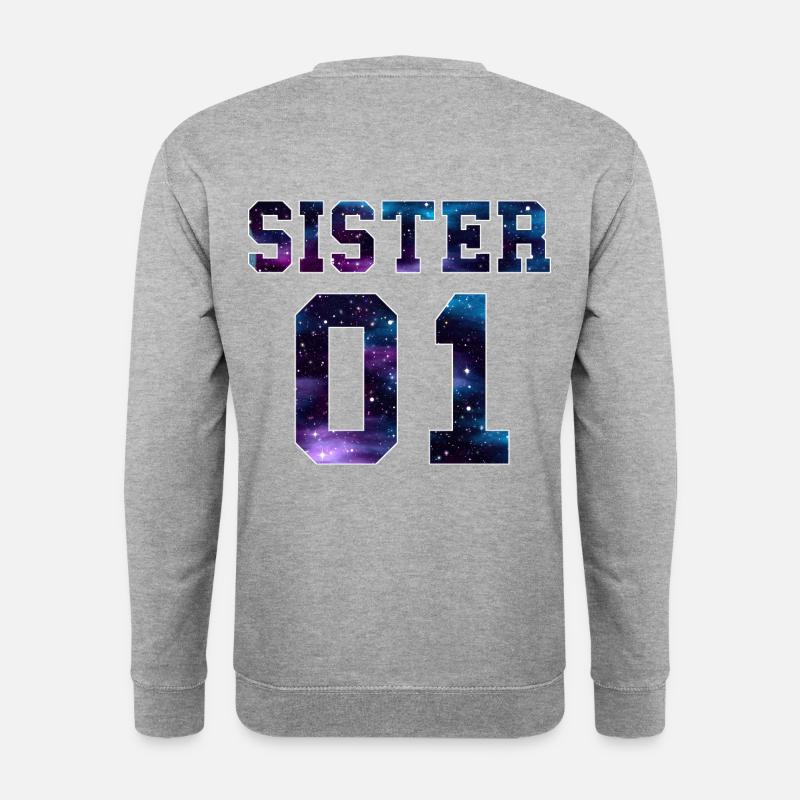 Sister 01 Schwester - Unisex Sweatshirt - salt & pepper