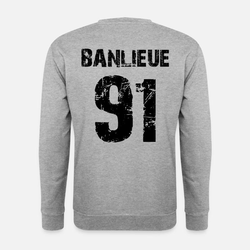 banlieue 91 - Unisex Sweatshirt - salt & pepper