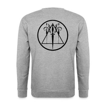 Yvo Tattoo, Tattoo Be You, Logo - Unisex Sweatshirt - salt & pepper - Back - Michal (187cm)