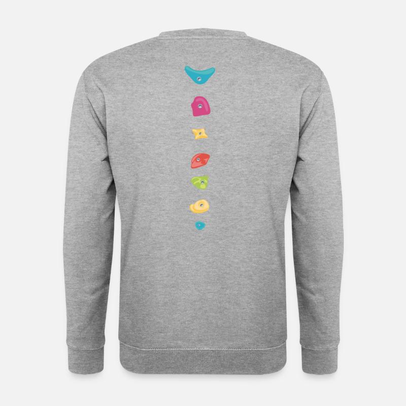 Boulder Shirt Griffe - Unisex Pullover - Weißgrau meliert