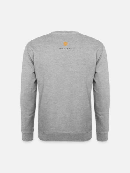 verify you are human - Unisex Pullover - Weißgrau meliert