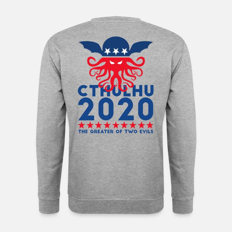 Cthulhu 2020 - Unisex Pullover - Weißgrau meliert