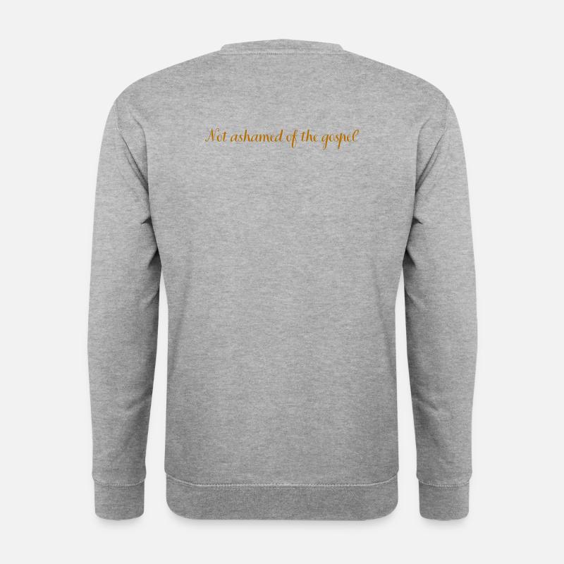 Not ashamed - Unisex Pullover - Weißgrau meliert