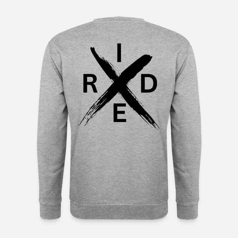 Ride - Monarca Design - Unisex Sweatshirt - salt & pepper