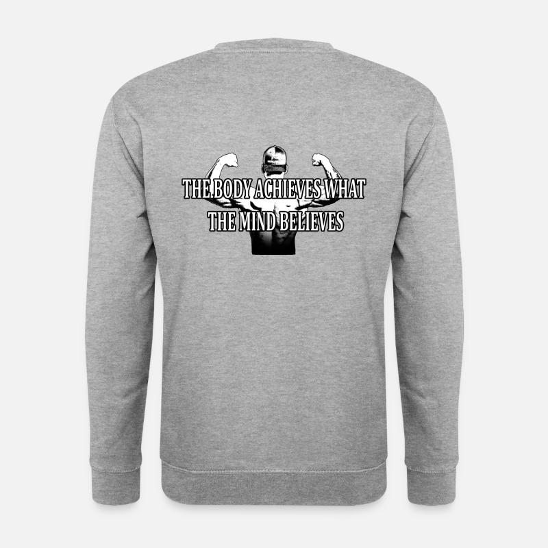 BODY - Unisex Pullover - Weißgrau meliert