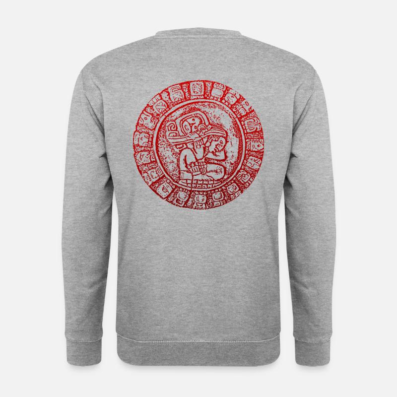 maya - Unisex Pullover - Weißgrau meliert