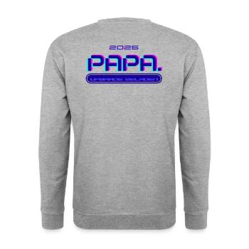 DAD. Since 2025 - Unisex Sweatshirt - salt & pepper - Back - Michal (187cm)